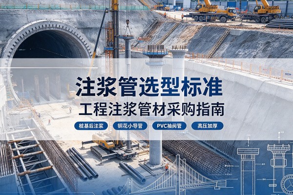 武江注浆管选型标准