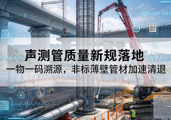 武江声测管质量新规落地，一物一码溯源，非标薄壁管材加速清退