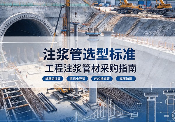 武江注浆管选型标准